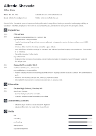 office clerk resumeexamples and 25+