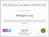 Mia Long on LinkedIn: Honored to have received my Lean Six Sigma ...