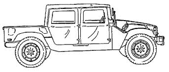Print army jeep coloring page (b/w). Beautiful Army Jeep Coloring Pages Simple Coloring Images Collection