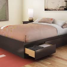 Our full size bed frames also include attachments, tools, and hardware for mounting an optional headboard, if desired. Step One Full Platform Bed Frame With Drawers 4 1 2 By 6ft Brown Konga Online Shopping