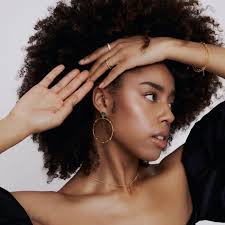 Annie Apple Sterling Silver, Gold Vermeil, Green Malachite Stud, Gold  Bobble Large Hoop Earrings