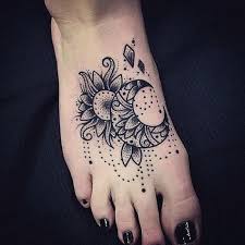 Image Result For Henna Mandala Foot Tattoo Foot Tattoos Tattoos Foot Tattoos For Women