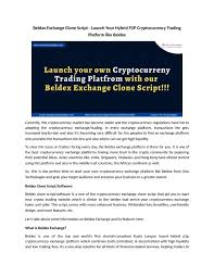 Cryptocurrency investing how to trade cryptocurrency without paying fees do you like our content? Beldax Exchange Clone Script Launch Your Hybrid P2p Cryptocurrency Trading Platform Like Beldex By Timjosh Issuu