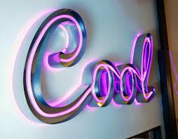 Faux Neon Letter Light Led Neon Style Marquee Lit Up Letter Etsy Neon Letter Lights Light Letters Neon