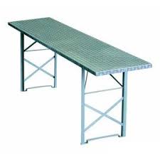 Thumb rule to calculate steel quantity of above slab = volume of concrete x density of steel x % of. Folding Table With Stainless Steel Table Top Tp 04 Drk L 2200 Mm X 500 Mm