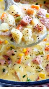 Ham And Potato Corn Chowder Recipe Fall Soup Recipes Recipes Easy Soup Recipes