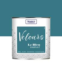Nuance Velvet The Perfect Blue En 2020 Peinture Velours Teinte Peinture Velours Bleu