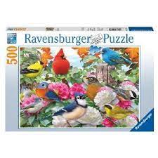 Enjoy the best free online jigsaw, with a new puzzle every day. Garden Birds 500 Piece Puzzle Cross Paintings Bird Garden Ravensburger Puzzle