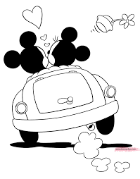 Entdecken sie hier mickey, minnie, donald und co. Mickey And Minnie Mouse Wedding Coloring Pages