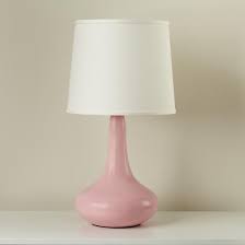 The Land Of Nod Kids Lighting Kids Ceramic Pink Table Lamp In Table Lamps Pink Lamp Table Lamp Pink Table Lamp
