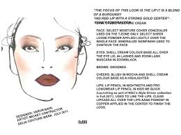 Mac Makeup Face Charts Makeup Photographs At Varun Bahl