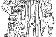 coloriage les gardiens de la galaxie coloriages pour enfants images livre