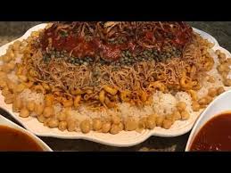طريقة عمل الكشري المصري بالاشتراك مع قناة ريم Youtube Food Meals Pork