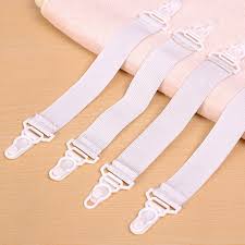 4 Pcs Bed Sheet Mattress Cover Blankets Home Grippers Clip Holder Fasteners Elastic Straps Fixing Slip Resistant Belt In 2020 Mattress Covers Bed Sheets Blanket