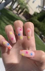 Kylie Inspired Nails Mine Kylie Nails Summer Acrylic Nails Acrylic Nail Designs