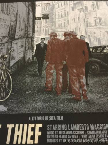 The Bicycle Thief - XUL1349 poster print Regular English version FAMP –  Sold Out Posters