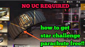 How To Get Star Challenge Parachute For Free In Pubg Mobile Pmsc New Special Event Youtube