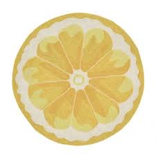 Shop wayfair for all the best search results for lemon rug within kitchen mats. Yellow Lemon Slice Kitchen Rug 3 Round Liora Manne Target