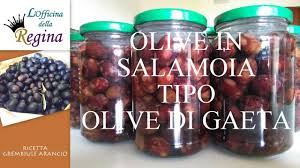 Olive In Salamoia Tipo Olive Di Gaeta Youtube