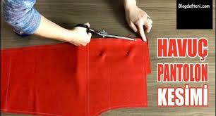 Pratik Havuc Pantolon Kesimi 2020 Pantolon Dikis Patronlari Dikis
