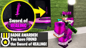 How To Unlock Sword Of Healing In Piggy Tutorial Rb Battles Youtube