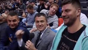 The nuggets and his two supportive brothers. N360 Jokic Brothers Gif Gfycat