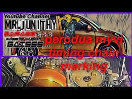 Maybe you would like to learn more about one of these? Perodua Myvi Timing Chain Marking Youtube