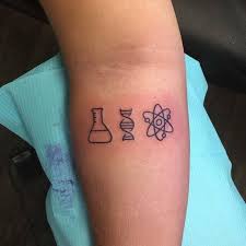 Maybe you would like to learn more about one of these? 21 Science Inspired Tattoos That Are Literally Out Of This World Science Tattoos Dna Tattoo Science Tattoo