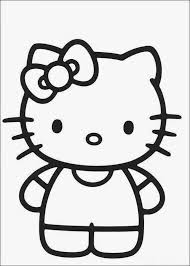 Gambar ini beresolusi bagus untuk di cetak atau print. Gambar Mewarnai Hello Kitty