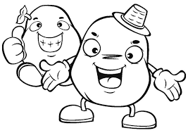 People often feed several times during the day and these meals receive different names, including breakfast, lunch and dinner. Potatoes Coloring Pages Free Printable Coloring Pages For Kids