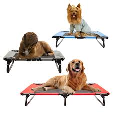 This folding dog bed is definitely a camper's companion; Coleman Indoor Outdoor Red Checker Pet Pillow Bed For Sale Online Ebay