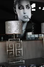 Tafellamp RVS + Velours Kap Eric Kuster Stijl Kopen