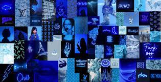 Explore and download tons of high quality neon wallpapers all for free! Neon Blue Boujee Aesthetic Wall Collage Kit Digital Download Etsy In 2021 Wall Collage Aesthetic Iphone Wallpaper Aesthetic Desktop Wallpaper