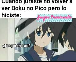 Un Anime Traumante Memes Otakus Memes Divertidos Memes