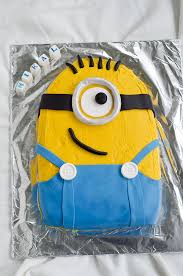 Despicable me theme cake for celebrating birthdays and other special occasions of your kids! How To Make A Minion Cake House Of Treats