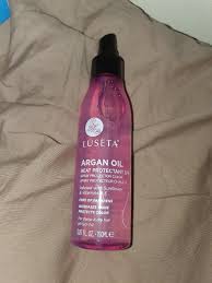 Styling heat protection hydrating moisturizing nourishing oil control sensitive skin shaping shine enhancing smoothing softening soothing strengthening sun protection texturizing. Luseta Argan Oil Heat Protectant Spray 150 Ml Inci Beauty