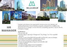 Please scroll down and click to see each of them. Mulia Group Linkedin