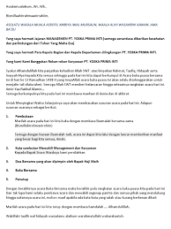 Selain untuk segera menghilangkan rasa lapar dan dahaga, pada waktu buka puasa merupakan waktu yang baik dan dianjurkan untuk berdoa. Mc Buka Puasa Bersama
