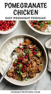 Pomegranate Chicken Braised With Walnuts And Coconut Milk Recipe Clean Eating Recipes For Dinner Unique Dinner Recipes Clean Dinner Recipes