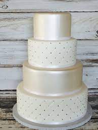 Four Tier Quilted Fondant Wedding Cake Fake Wedding Cake Etsy Fondant Wedding Cakes Fake Wedding Cakes Wedding Cake Quilted