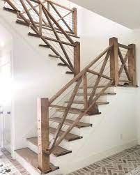 Most Popular Creative Stair Railing Ideas To Develop A Focal Point In Your Home 7 Staircase Design Farmhouse Staircase House Stairs