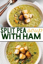 Split Pea Soup With Ham Recipe Ham Soup Pea And Ham Soup Split Pea Soup