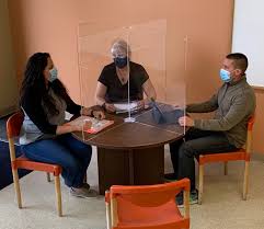 Table Divider 4 Person Tabletop Divider 4 Person In 2020 Sneeze Guard Sneeze Guards Restaurant Table Design