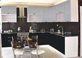 Siyah Ve Beyaz Sarmasik Membran Mutfak Dolabi Kitchen Breakfast Bar Home Decor