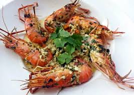 Place the butter in a large pan and melt over medium high heat. Recipe Of Homemade Baked Garlic Butter Prawn Popular Recipes