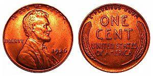 B 1926 D Lincoln Wheat Cent Penny Coin Value Chart Wheat