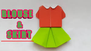 Check spelling or type a new query. Origami Kemeja Blus Rok Cara Membuat Kemeja Blus Dan Rok Dari Kertas Origami Youtube