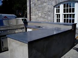 exterior concrete countertops
