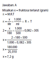 Sebanyak 18 gram glukosa c 6 h 12 o 6 (mr = 180) dilarutkan dalam 180 gram air (mr = 18) pada suhu 29 c, bila tekanan uap air pada suhu tersebut sebesar 31,90 mmhg maka hitunglah:. Sifat Koligatif Larutan Pengertian Rumus Contoh Soal