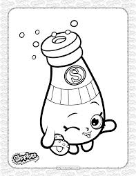 You can add nice letters, you can also give the letters a beautiful color (or color it yourself). Free Printable Shopkins Sally Shakes Coloring Page